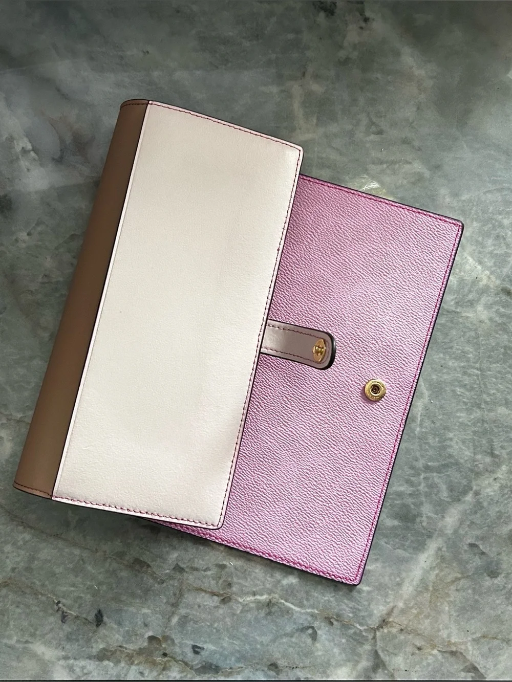 Custom Pink Coach Signature Canvas Notebook